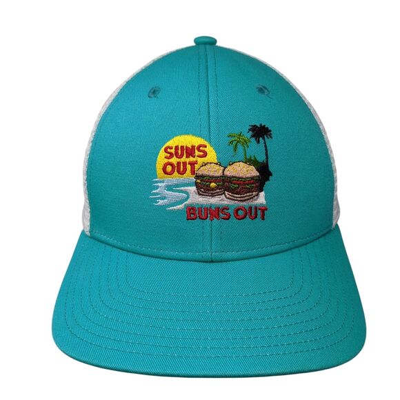 Coal Other - Suns Out Buns Out Snapback Trucker Hat Blue One Size Mesh Back Coal
